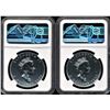Image 2 : 1998 & 1999 Canada $5 Silver Maple Leafs NGC MS67