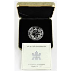 Canada 1911 - 2001  90 year Commemorative Proof Sterling Silver Dollar