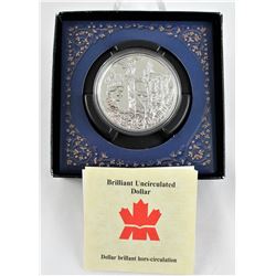 Canada 2002 Golden Jubilee Brilliant Uncirculated  Sterling Silver Dollar