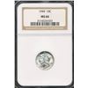 Image 1 : U.S. 1944 Mercury Dime NGC MS66