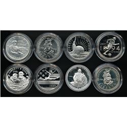 U.S. Lot of (8) Mixed Commemorative Half Dollars