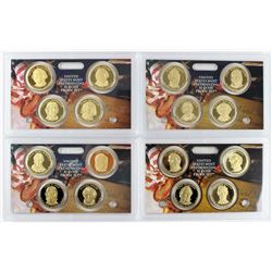 U.S. 2007, 2008, 2009 & 2010 Presidential Dollar Proof Sets