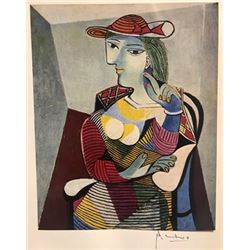 Seated Woman Marie Therese - Pablo Picasso Lithograph