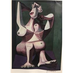 Woman Dressing Her Hair - Pablo Picasso Lithograph