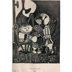 Claude and Paloma - Pablo Picasso Lithograph