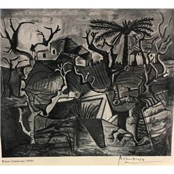 Winter Landscape - Pablo Picasso Lithograph