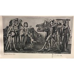 Massacre in Korea - Pablo Picasso Lithograph