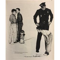 July 23, 1927- Norman Rockwell Lithograph