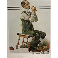 Elect Casey - Norman Rockwell Lithograph