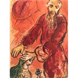 The Story Of Exodus- Marc Chagall Lithograph