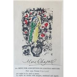 Marc Chagall Lithograph