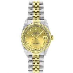 Rolex Datejust 18k Mens