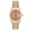 Image 1 : Rolex Datejust 18k Yellow Gold Samon Face Womens