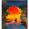 Image 1 : Peter Max"With out Boarders"Hand Signed