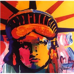 Peter Max"Liberty Head"Hand Signed