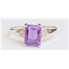 Image 1 : Classy Amethyst Diamond Ring(cts)