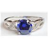 Image 1 : Marvelous Saphire Diamond Ring(cts)