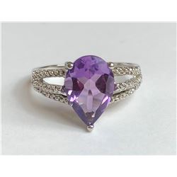 Classy Tanzanite Diamond Ring (cts)