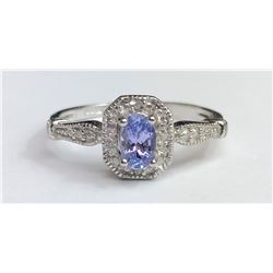 Ravishing Amethyst Diamond Ring(cts)