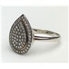 Image 2 : Ravishing Tear Drop Diamond Ring (cts)