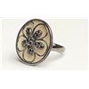 Image 2 : Dazzling Black Diamond Flower Ring(cts)