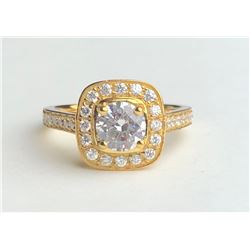 Ravishing 18k Diamond Ring(cts)