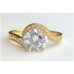 Wonderful Designed 18k Diamond Ring(cts)