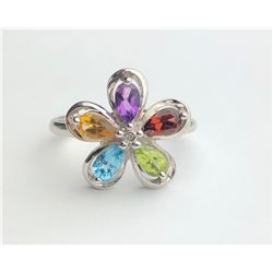 Classy Multi Color Diamond Ring(cts)