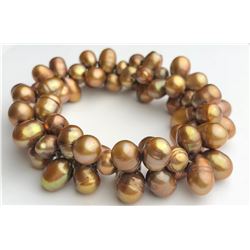 Wonderful Gold Pearl Bracelet