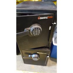 2 SENTRY SAFES AS IS