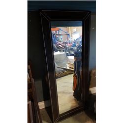 BLACK FRAMED MIRROR