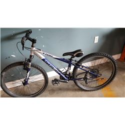 TREK BIKE BLUE GREY