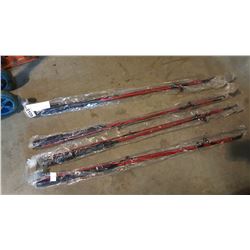 4 FISHING RODS
