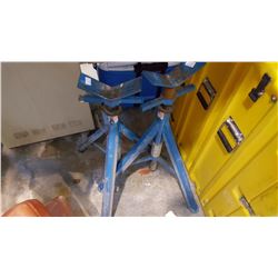 PAIR OF BLUE LARGE ADJUSTABLE STANDS