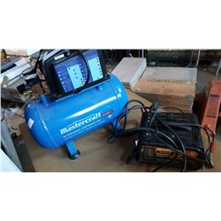 MASTER CRAFT AIR COMPRESSOR AND BATTERY CHARGER
