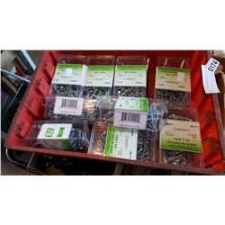 TRAY OF SELF TAPPING HEX HEAD SCREWS