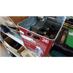 ICE BUCKET OF CHAIN AND TRAILER HITCHES