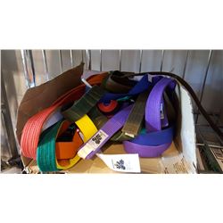 BOX OF KARATE BELTS