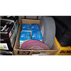 BOX OF GRINDING WHEELS