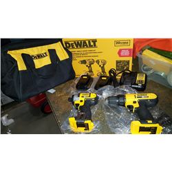 NEW DEWALT 20V CORDLESS DRIVER SET