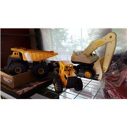 TONKA TRUCK TOY AND EXCAVATOR