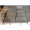 Image 1 : 405 SQFT NEW METRO BRICK MODERN GREY 2 1/4 X 7 5/8 INCH TILE, 7.5 SQFT PER BOX, 54 BOXES, ENTIRE NEW