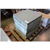 Image 1 : 15 BOXES OF NEW 24 X 24 INCH GREY PORCELAIN 3/8 INCH THICK FLOOR PAVER TILES, 2 PER BOX