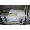 Image 1 : APPROX 100 NEW 16 X 16 INCH WHITE GRANITE PAVER STONES