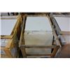 Image 1 : 14 BOXES, NEW SANTA MARGHERITA ITALIAN 24 X 24 INCH WHITE QUARTZ FLOOR AND WALL TILE, 224 SQFT