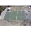 Image 1 : NEW SKID OF 64 BOXES OF MODERN LIGHT GREY MOSIAC BACKSPLASH SHOWER AND WALL TILE