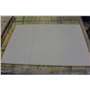Image 2 : 40 BOXES NEW ITALIAN CERAMIC WHITE 12 INCH BY 24 INCH FLOOR TILES, 6PC/BOX