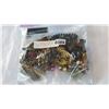 Image 1 : BAG OF JEWELERY, SILVER AND OTHERS, AND GLASS TEA LIGHT HOLDERS