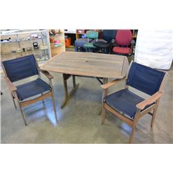 JENSEN JARRAH WOOD 3 PC PATIO SET