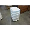 Image 1 : PLASTIC 7 DRAWER ORGANIZER AND 4 DRAWER ORGANIZER